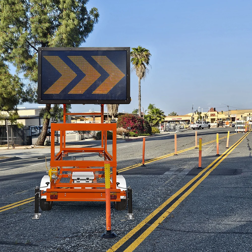 VMS Traffic Control Trailer (Signs & Images)​
