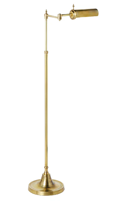 F2-015 - Smartie Minor Swing Arm Floor Lamp with Trough Shade