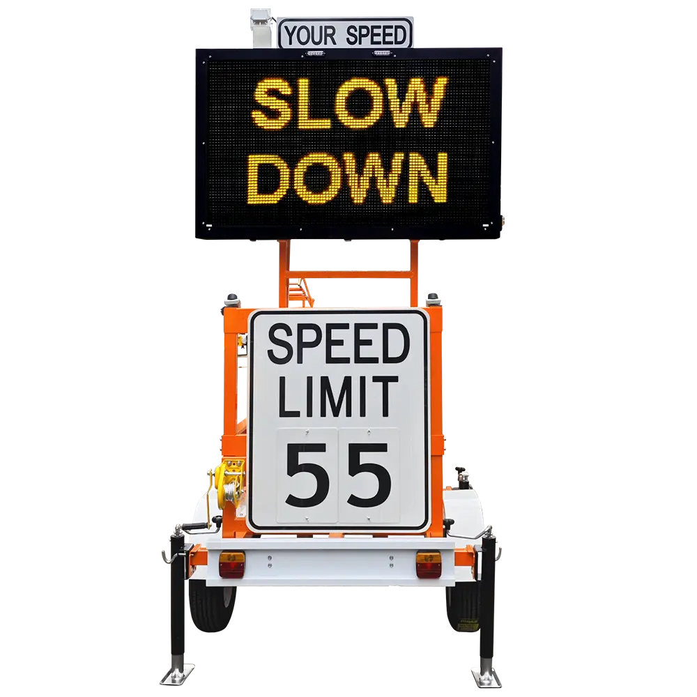 VMS 3 in 1 Traffic Control Trailer (Signs, Images & Speed Radar)​