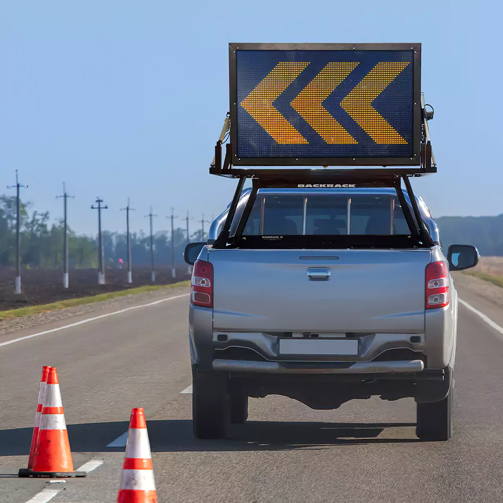 65″x41″ Premiere II Truck Mounted Traffic Control VMS board